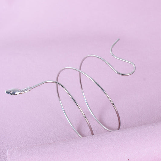 Twisted Wrap Snake Open Bracelet