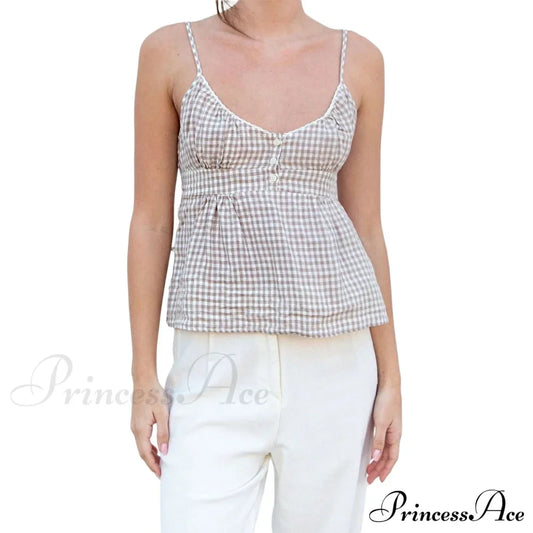 Cami Elegant Buttoned Top
