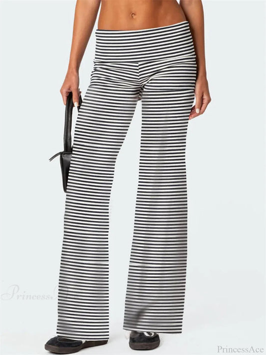 Low Waist Solid Color Loose Casual Street Pant