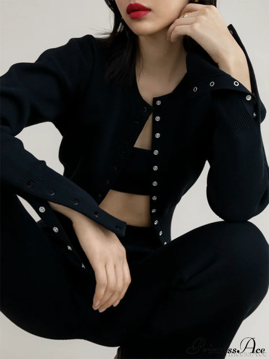 Sexy Women's Button Cardigan