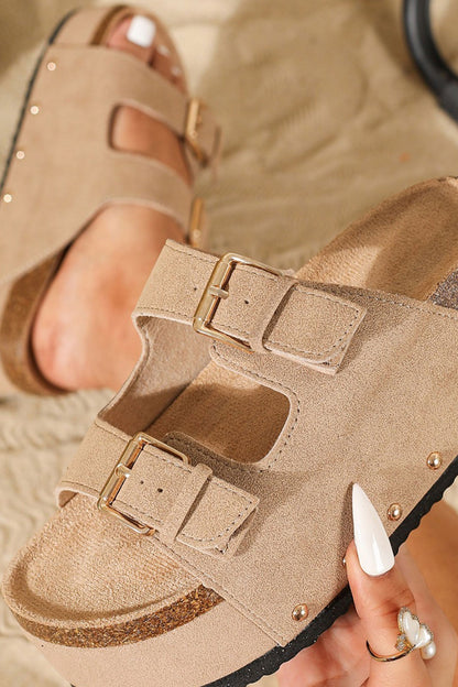 Suede Platform Sandal