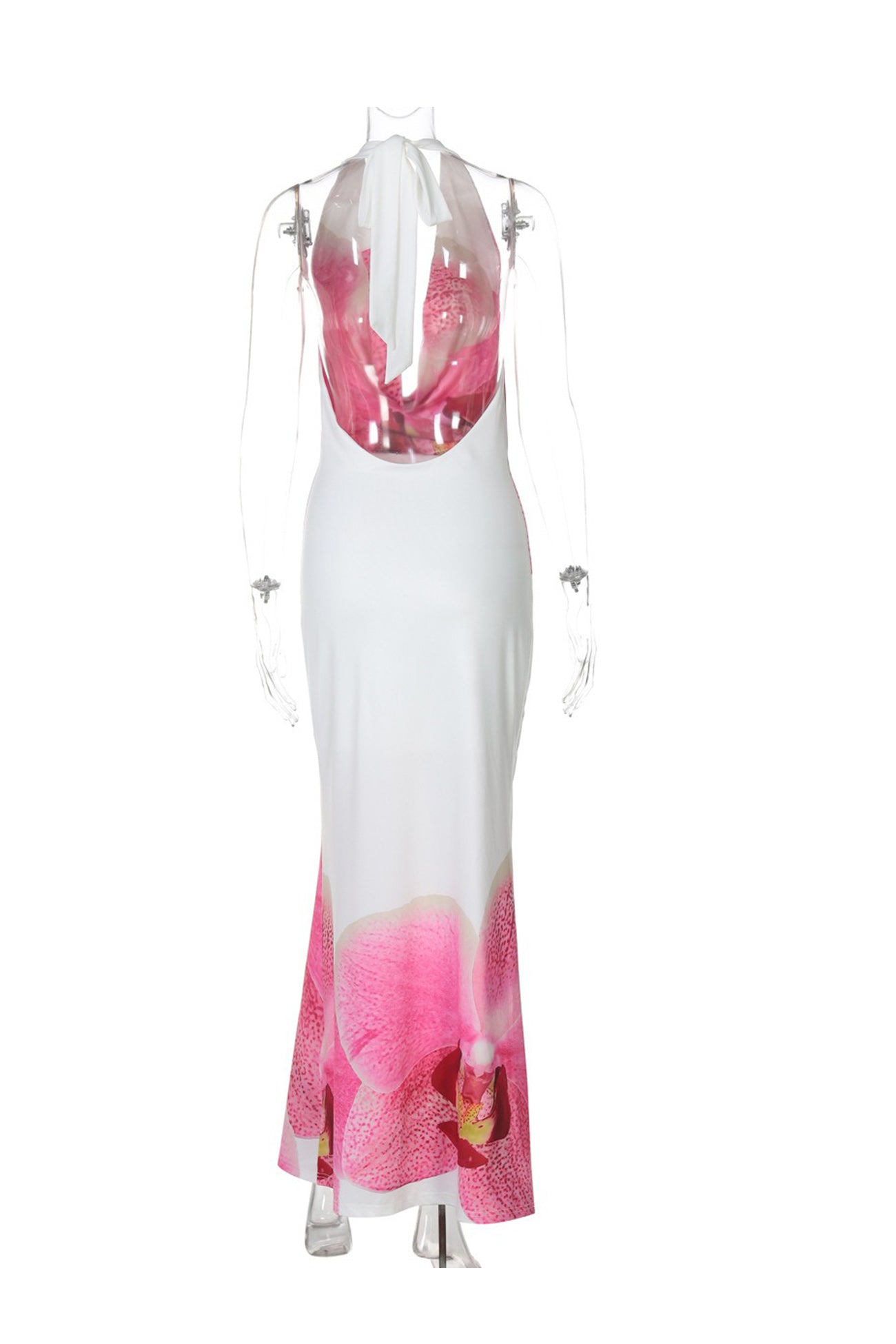 Floral Cowl Neck Pack Hip Dress