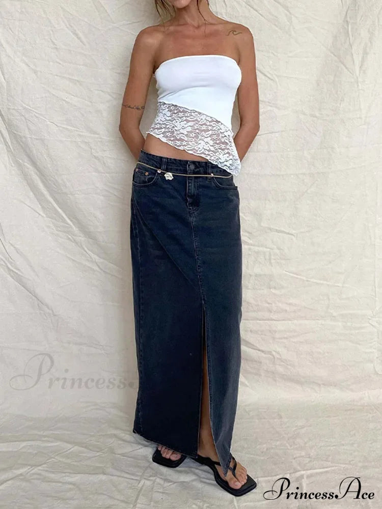 Women Chest Wrapping Solid Lace See Through Backless Casual Chic Strapless Crop Going Out Sleeveless Camis Tank top