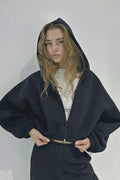 Casual Hooded Short Coat