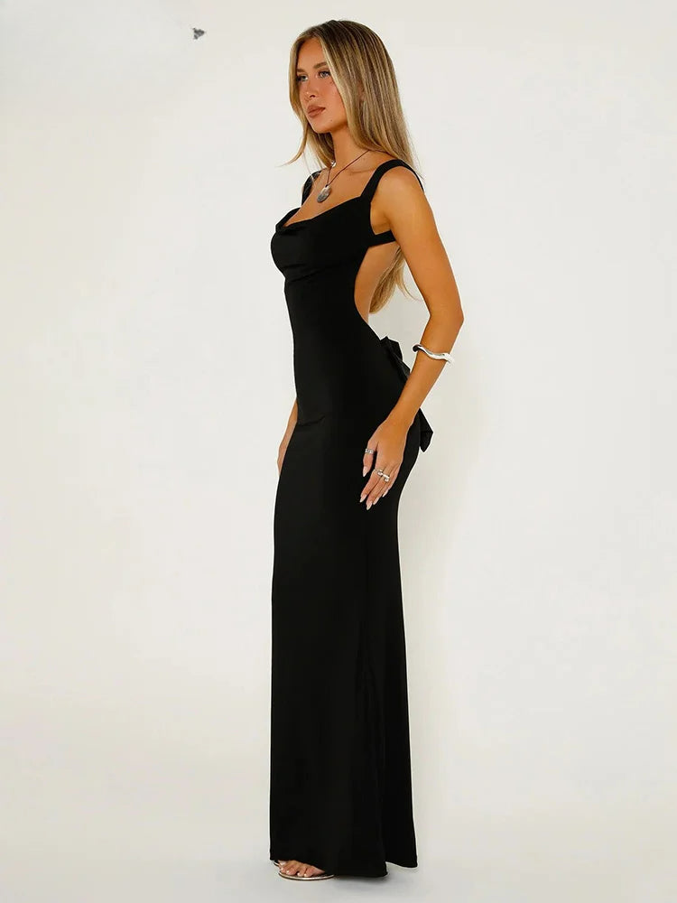 Lace Bowknot Party Dress