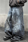 Retro Y2K High Waist Wide Leg Jeans
