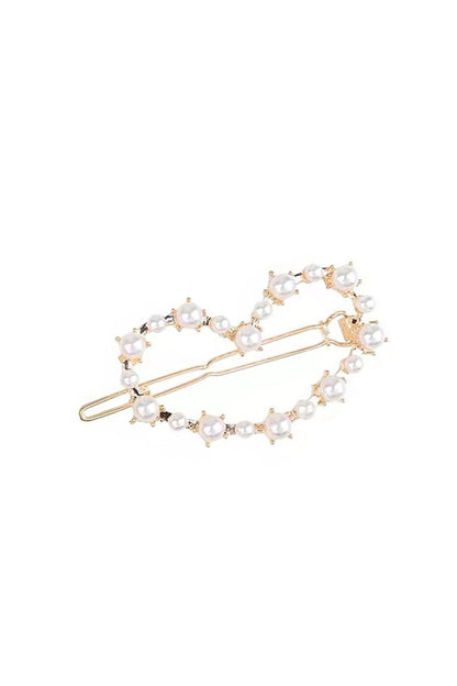 Braided Pearl Barrette