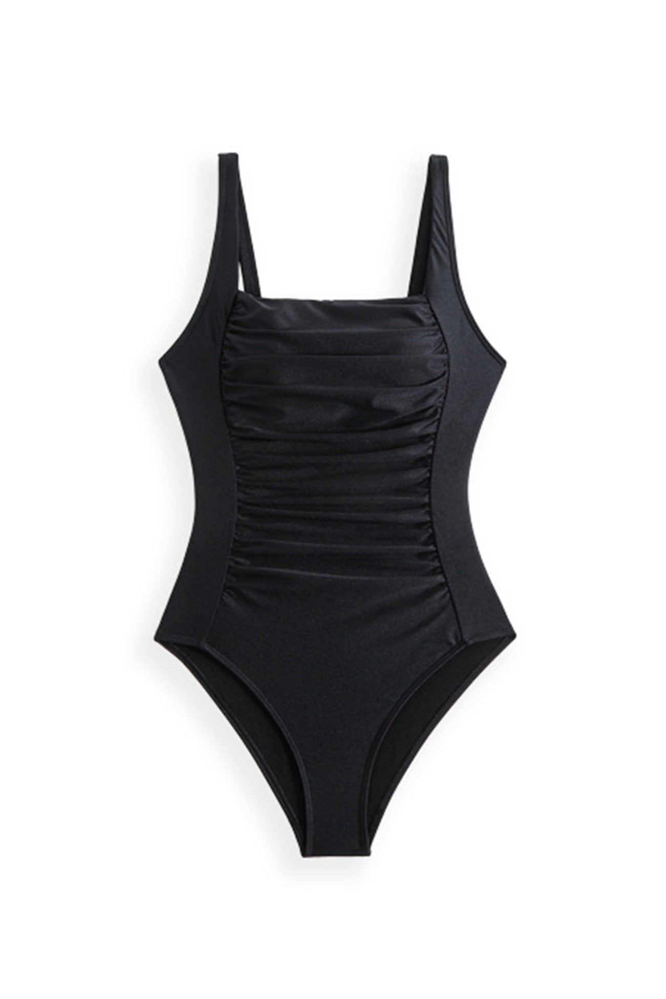 Floral One-Piece Swimsuit with Sarong