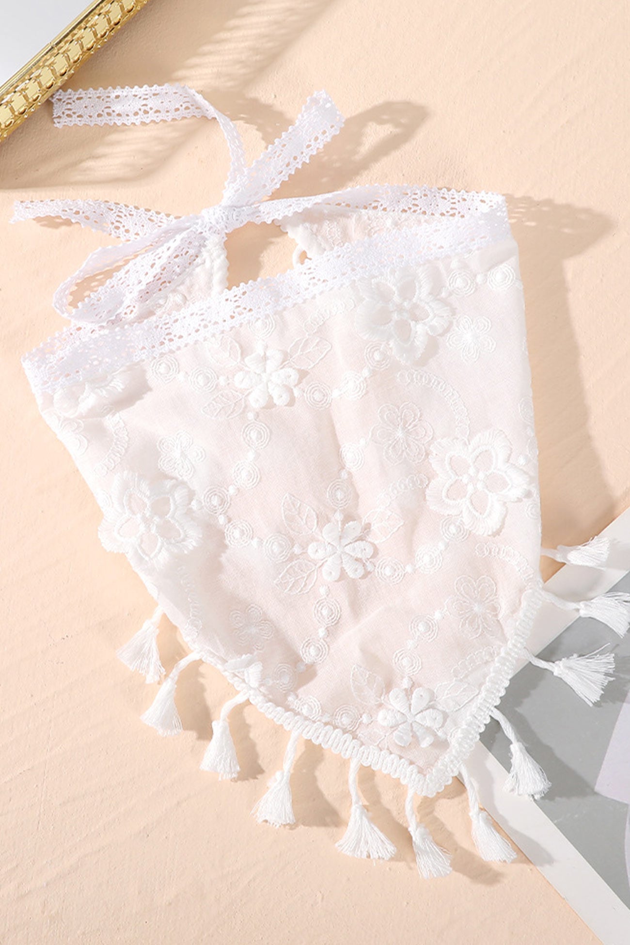 Lace Jacquard Head Scarf