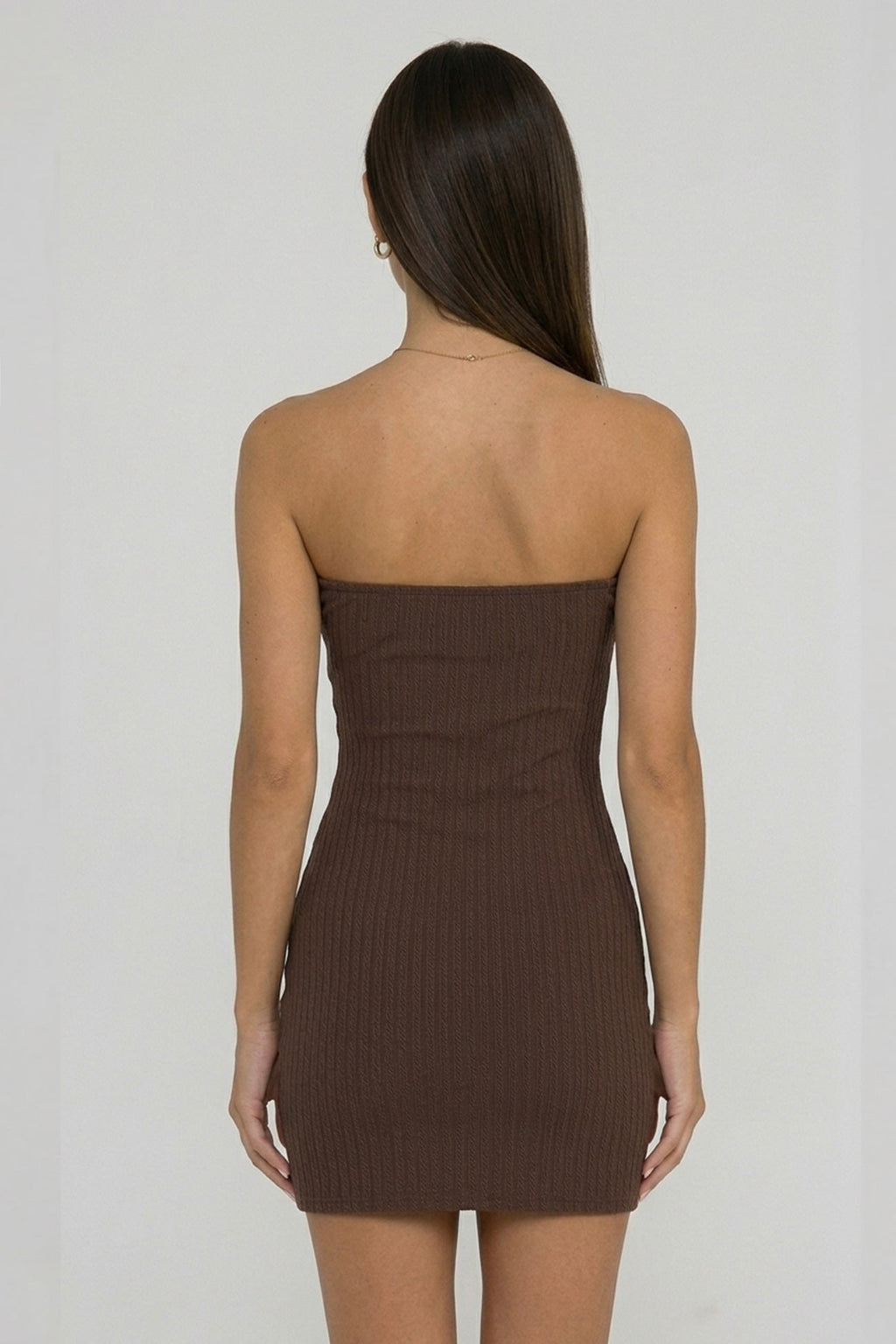 Off-Shoulder Strapless Bodycon Dress