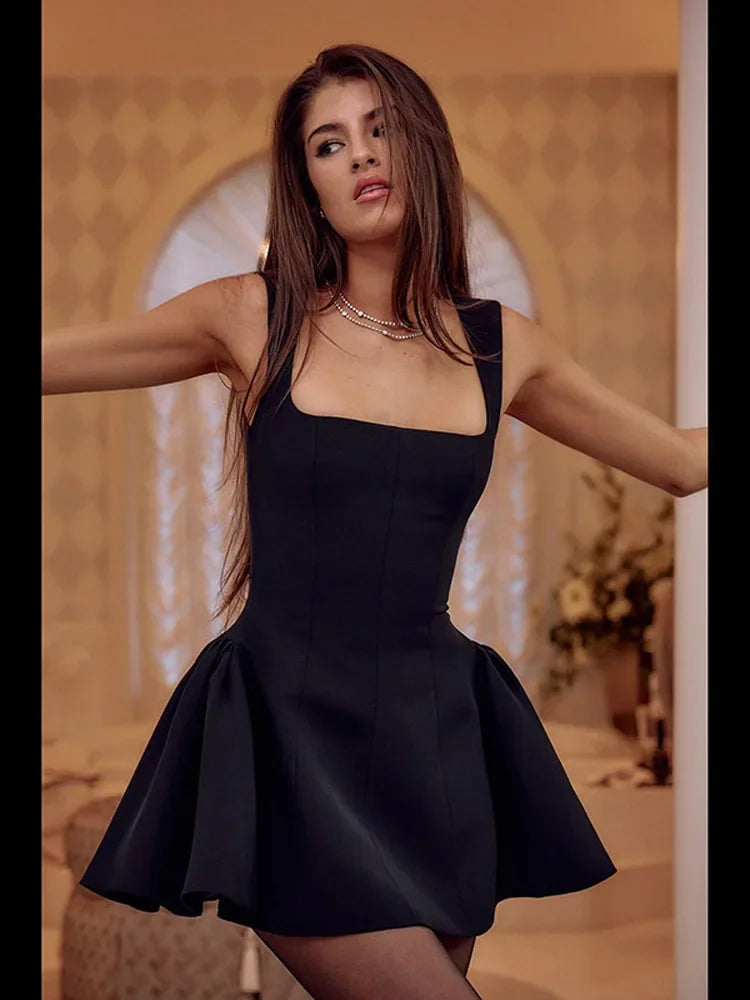 Elegant Slim Sleeveless Sexy Chic Party Dress