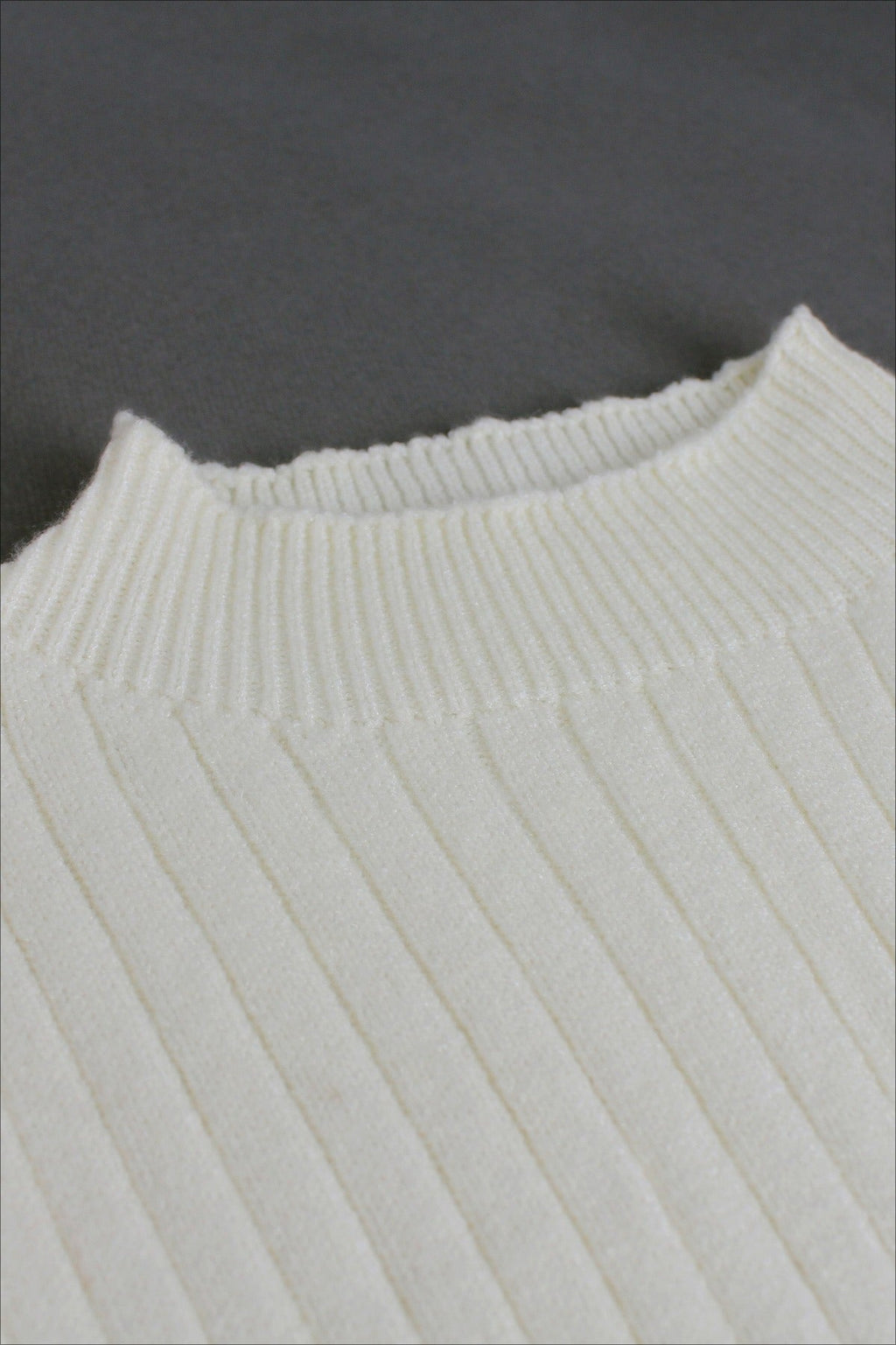 Sleeveless Round Neck Knit Sweater Dress