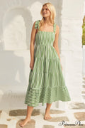 Bessie Elegant Tie Dress