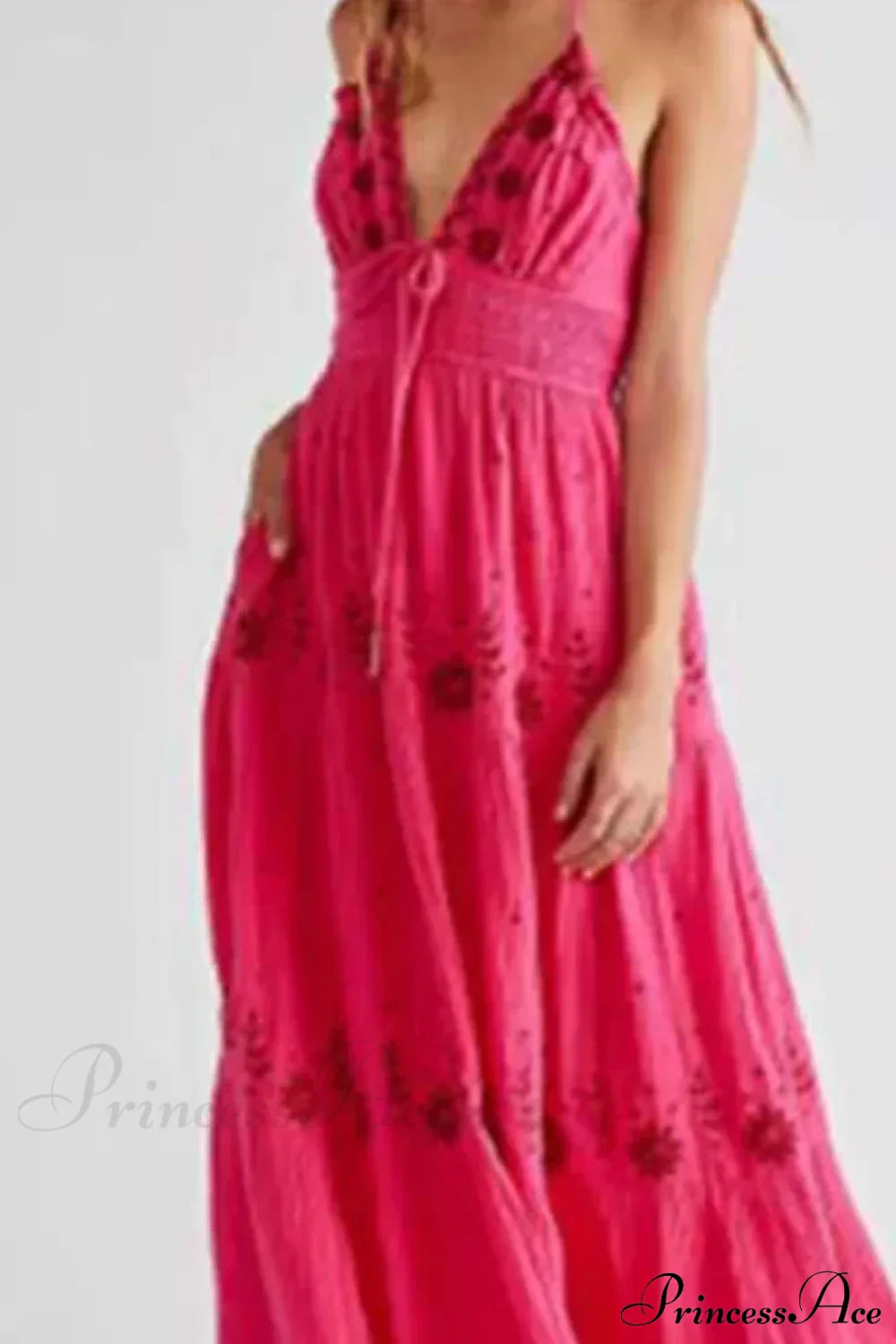 Bohemian Flower Beach Holiday Boho Dress