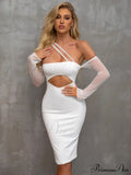 Boning Solid Halter Trendy Tie Satin Dress