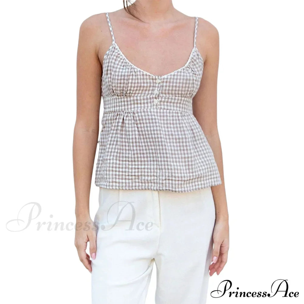 Cami Elegant Buttoned Top