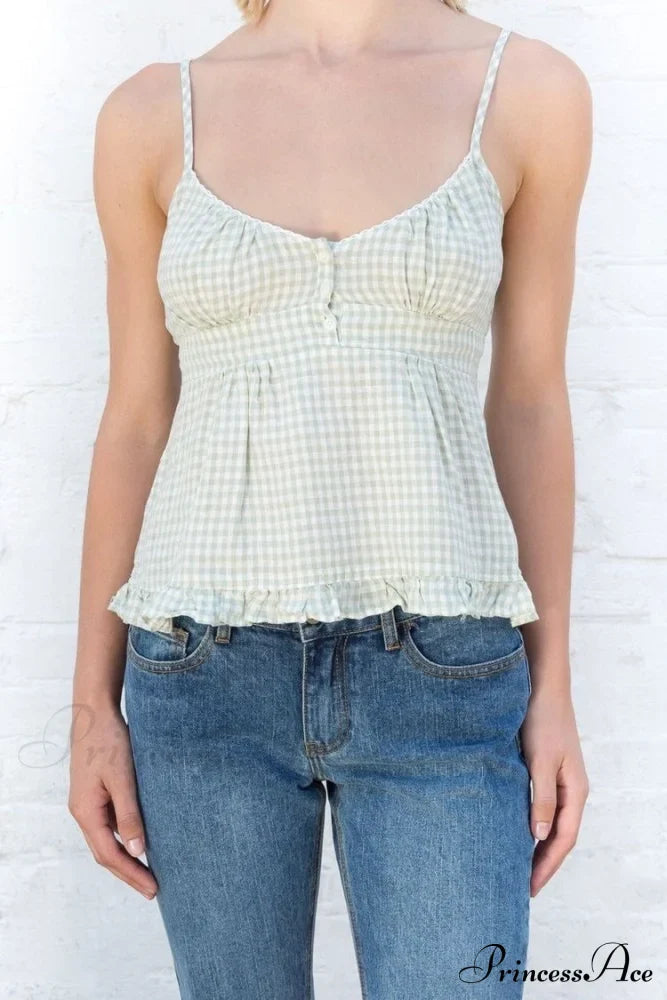 Cami Elegant Buttoned Top