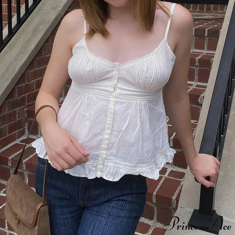 Cami Elegant Buttoned Top