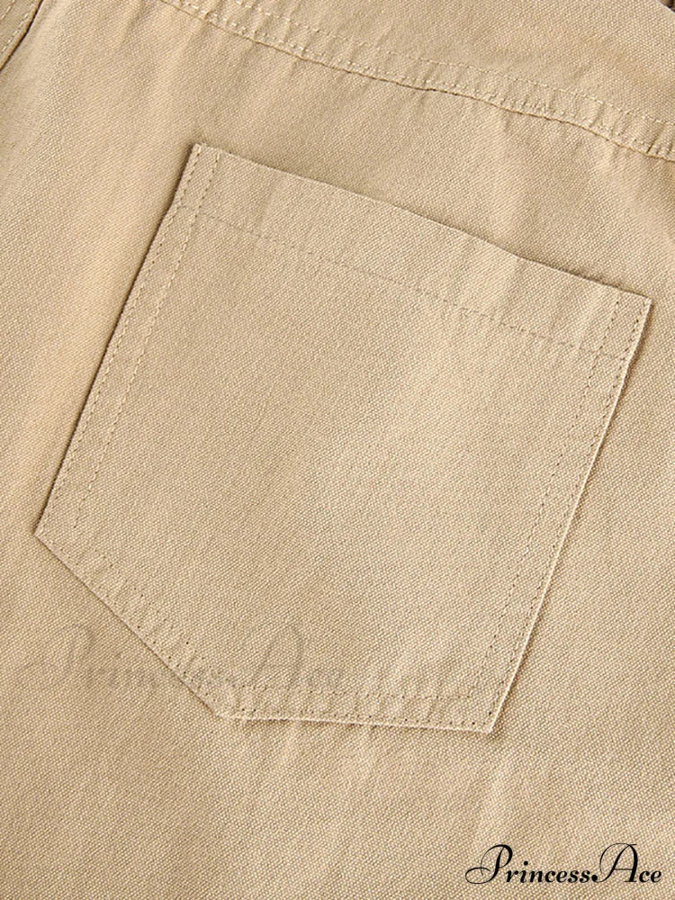 Cargo Camouflage Graceful Patchwork Jeans