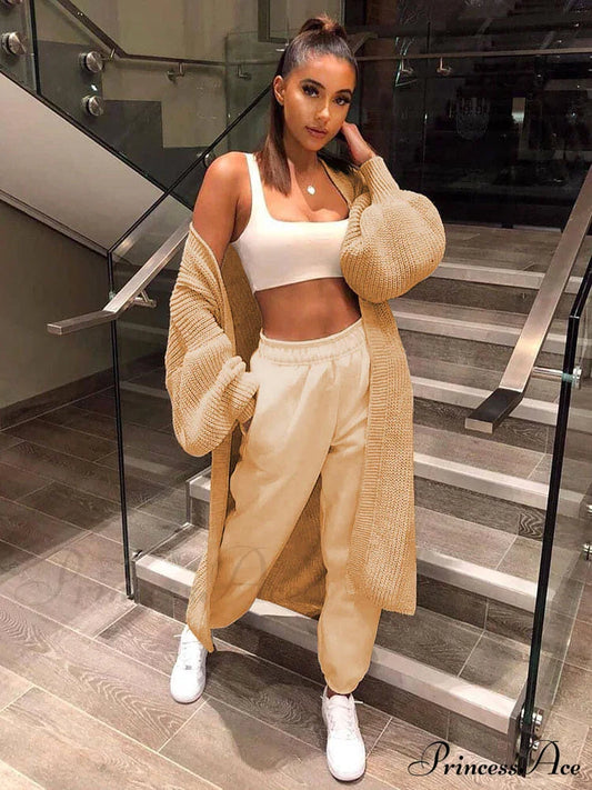 Casual Solid Graceful color Cardigan