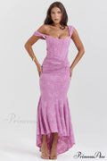 Cesca Rose Pink Charming Floral Maxi Dress