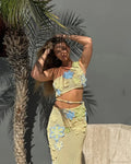 Chain Brazilian Push Up Bikini Set