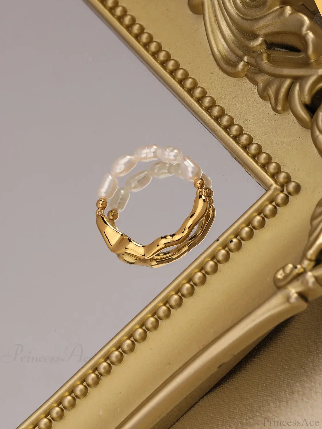 Cultured Pearl Decor Ring