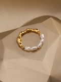 Cultured Pearl Decor Ring