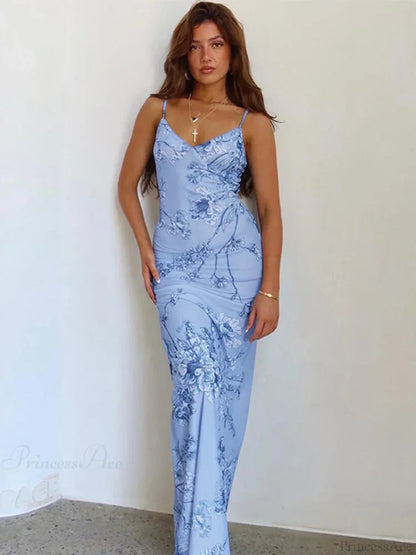 Elegant Long Maxi Vacation Dress