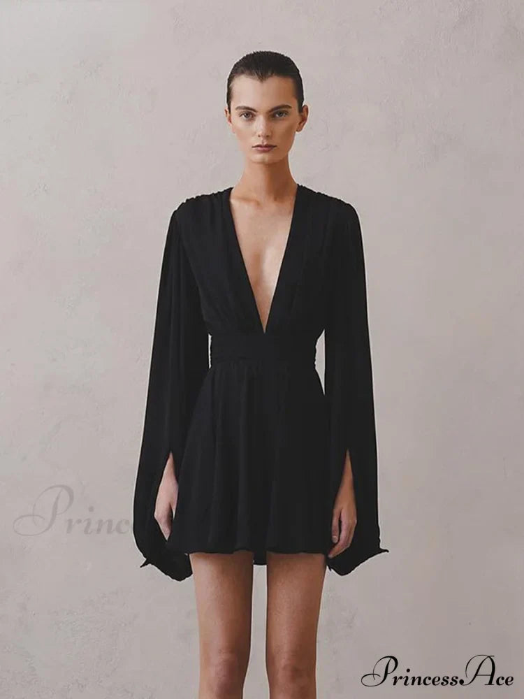 Elegant Pleated High Waist Dresses