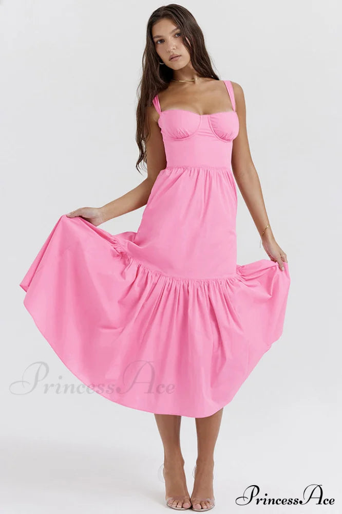 Elia Floral Stylish Midi Sundress