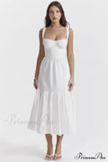 Elia White Broderie Charming Anglaise Midi Dress