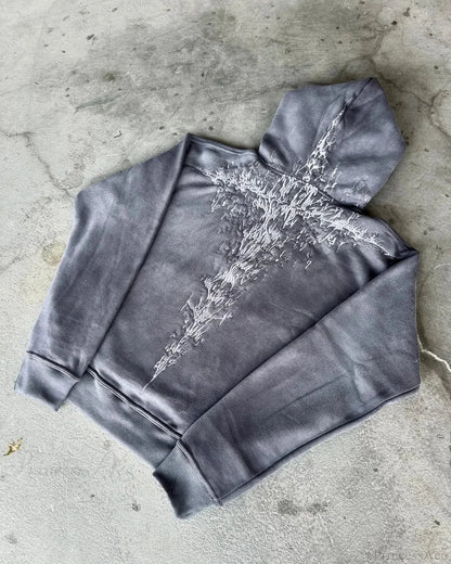 Embroidery Vintage Gothic Hoodie