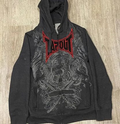 Fashionable Loose Plus Size Hoodie