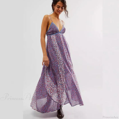 Fine Chiffon Floral Boho Dress