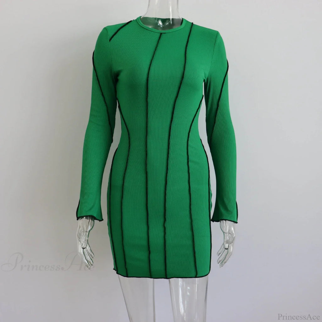 Flared Sleeve Dress