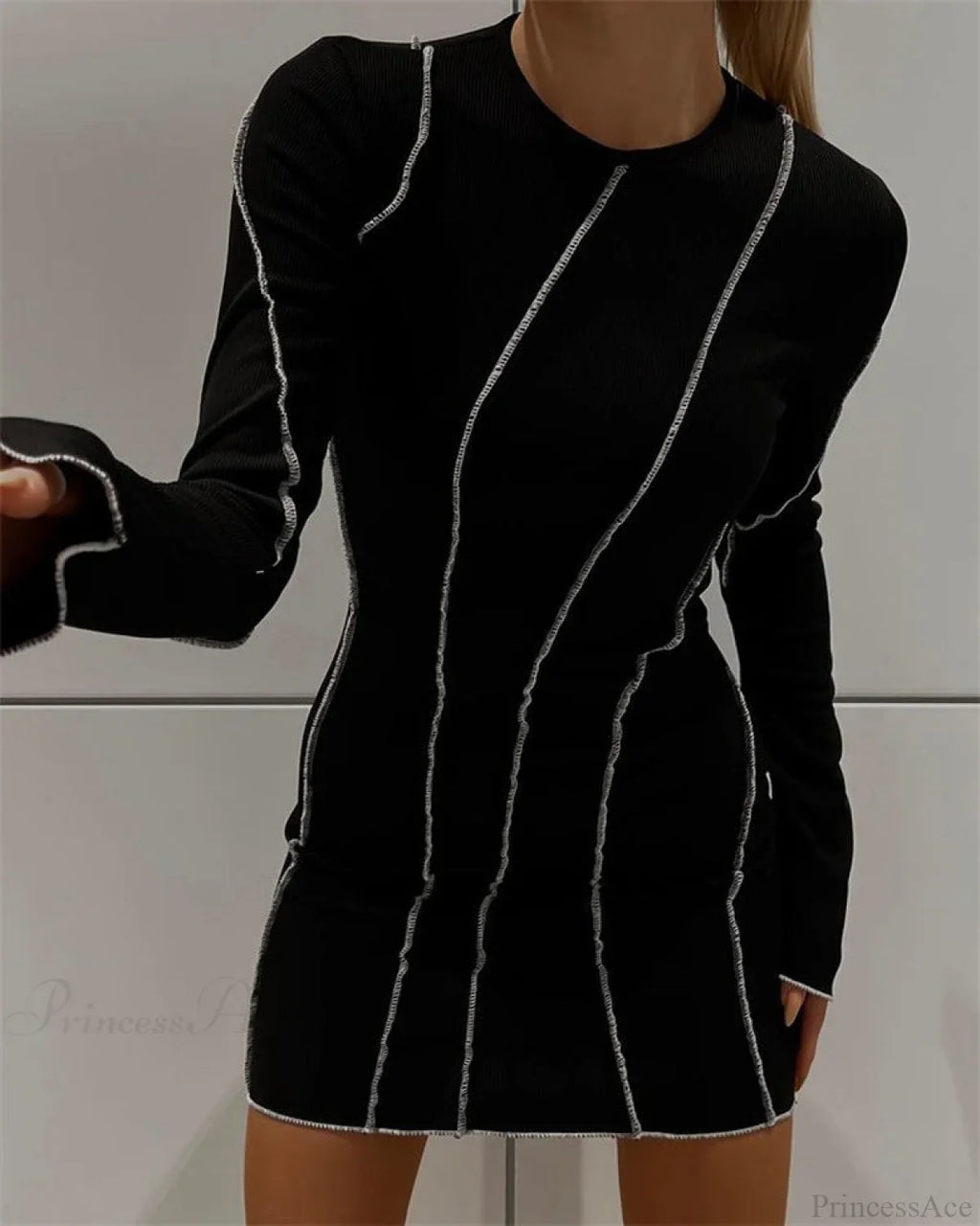 Flared Sleeve Dress