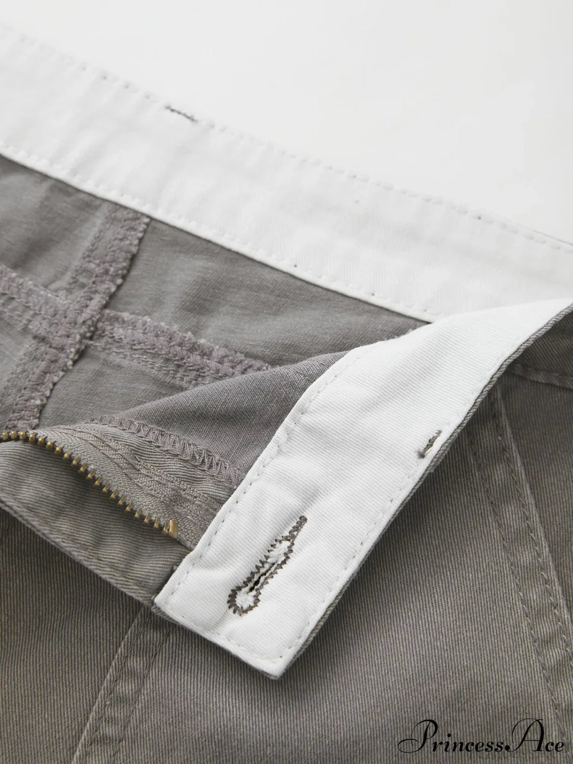 Fold Over Buckle Trendy Belt Denim Jean