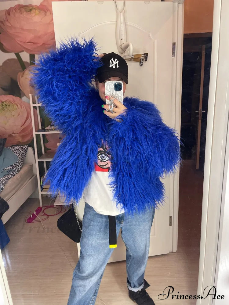 Fur Elegant Fringe Coat