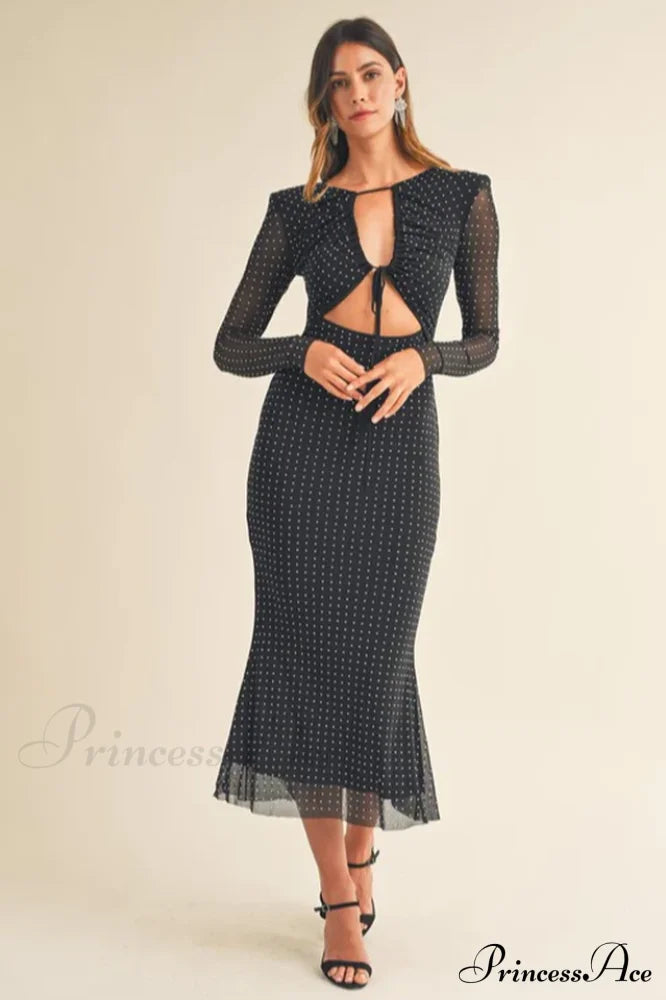 Georgia Sparkle Stylish Midi Dress