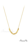 Gold Sugar Stylish Cube Necklace