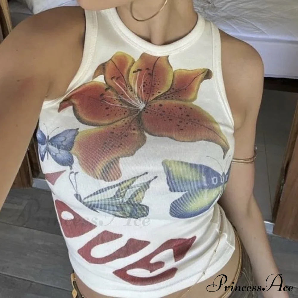 Graphic Printed Stylish Tank Top