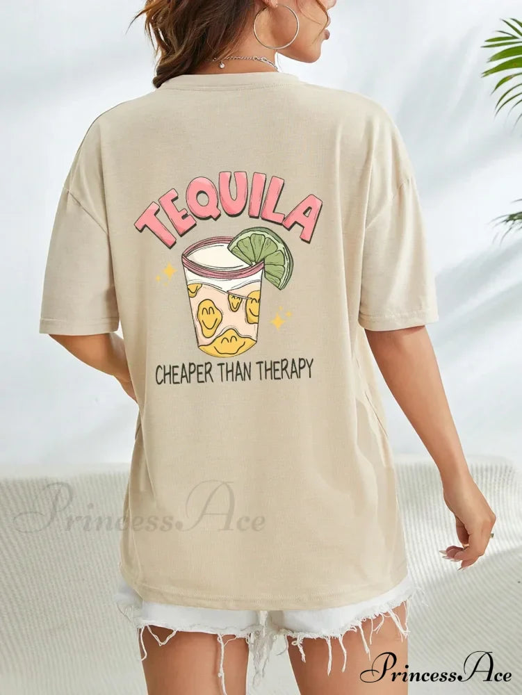 Graphic Tequila Stylish Print T-Shirt