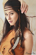 Handmade Bohemian Stylish Feather Headband