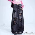 High-end Floor Length Trendy Brand Fashion Jean
