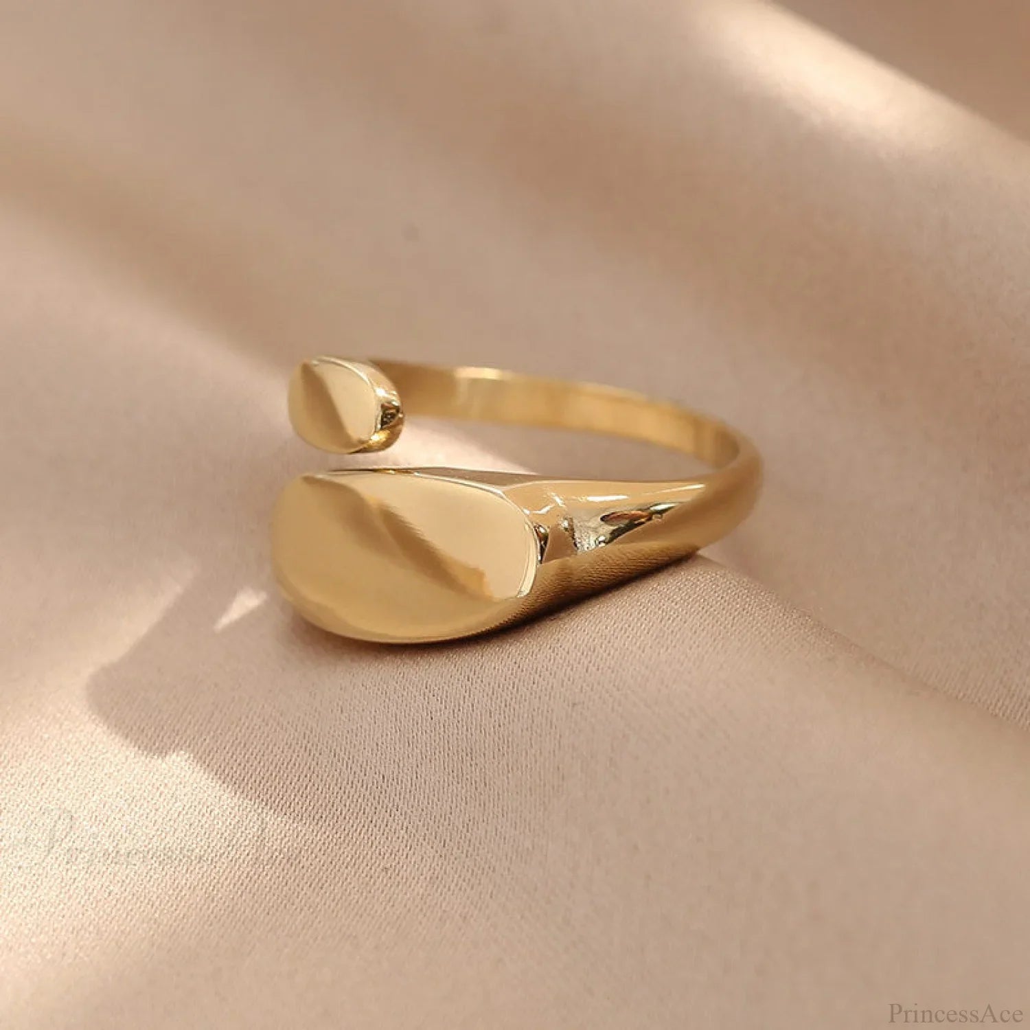 Ins Fashion Minimalist Style Irregular Open Rings