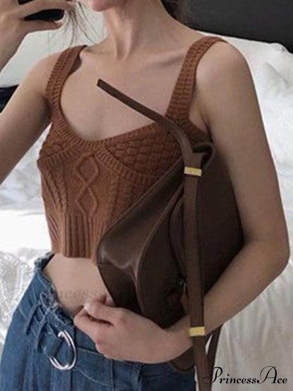 Jacquard Bodycon Graceful Slip Crop Top