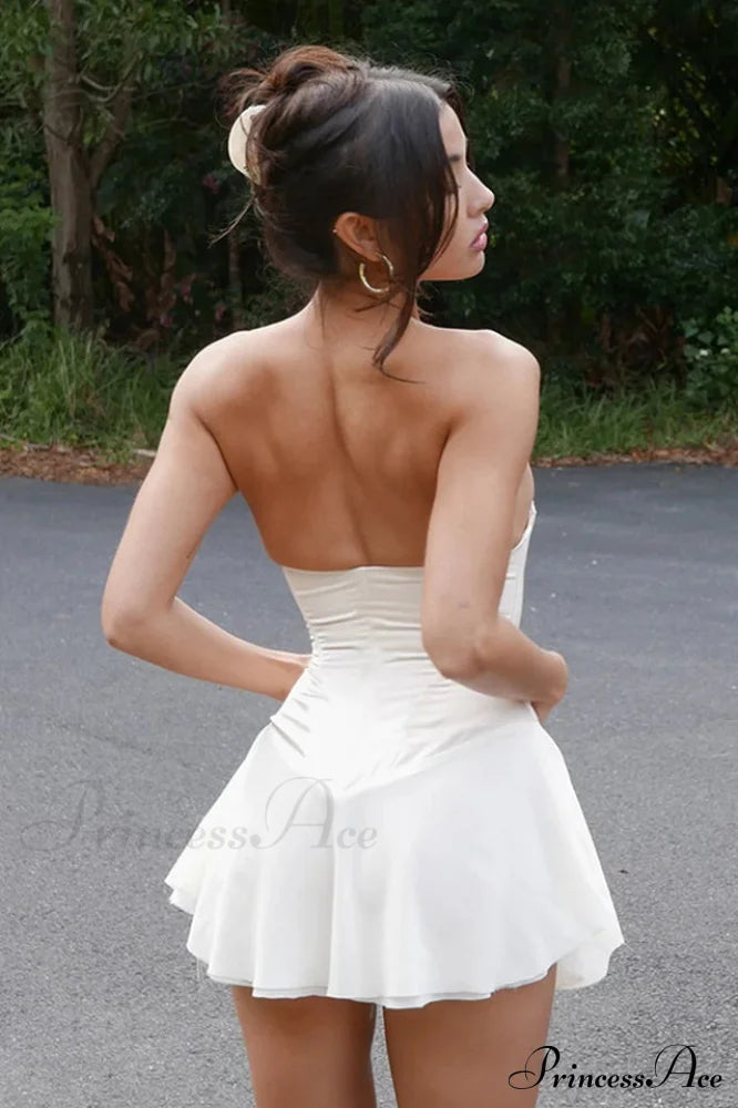Jacqueline Strapless Stylish Corset Mini Dress