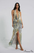 Jaded London Stylish Cindy Plunge Dress
