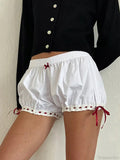 Kawaii Bow Ruffle Bloomer Short